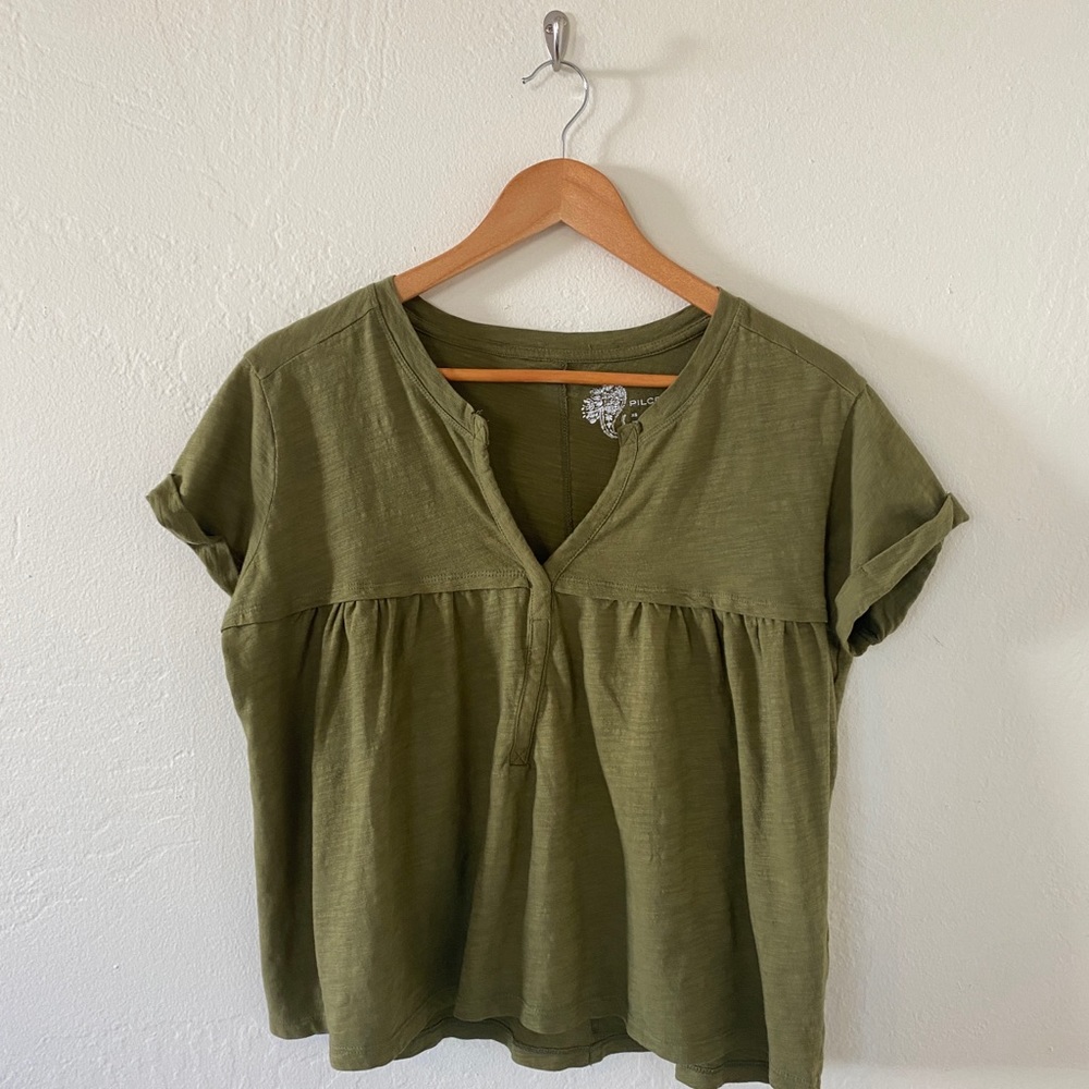 Women’s Pilcro (from Anthropologie) Green Top Size XS